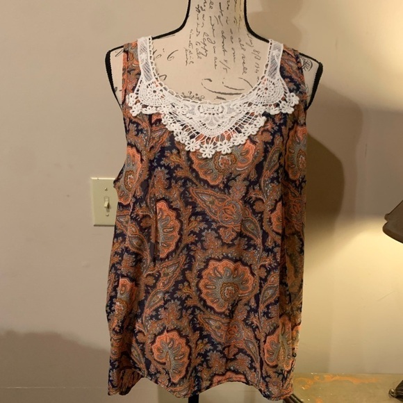 Love 4 Truth sleeveless top size 1x EUC - Picture 1 of 6